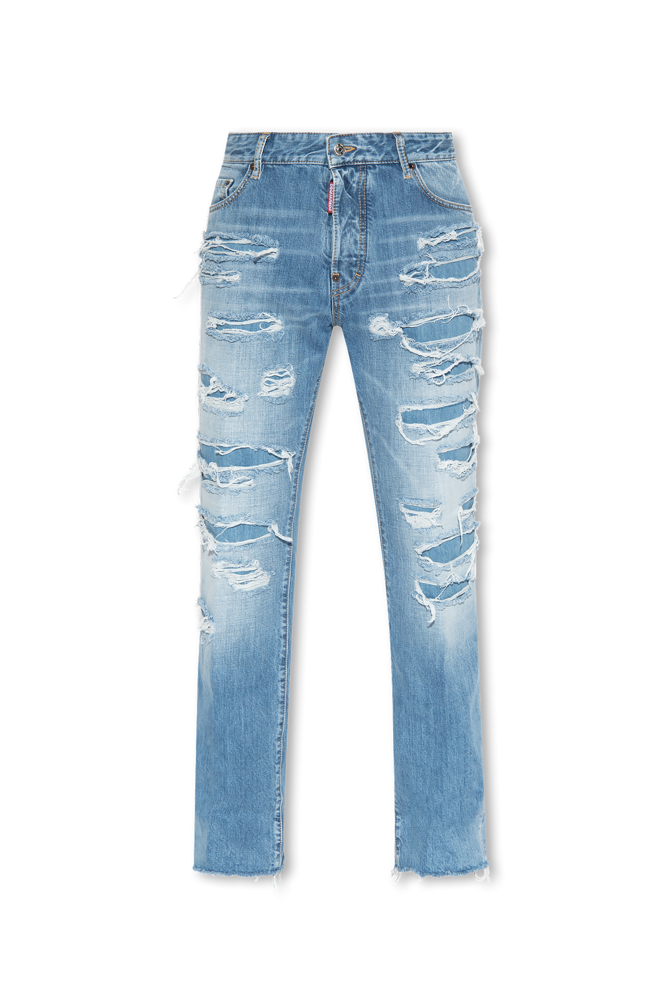 Blue 'Roadie' jeans Dsquared2 - geometric-print buckle